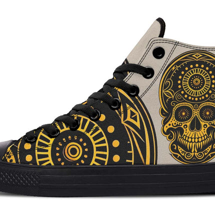 Black And Yellow Skull