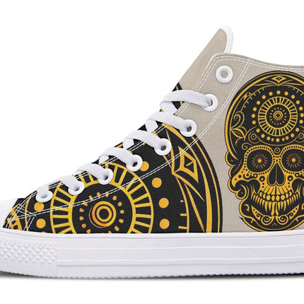 Black And Yellow Skull