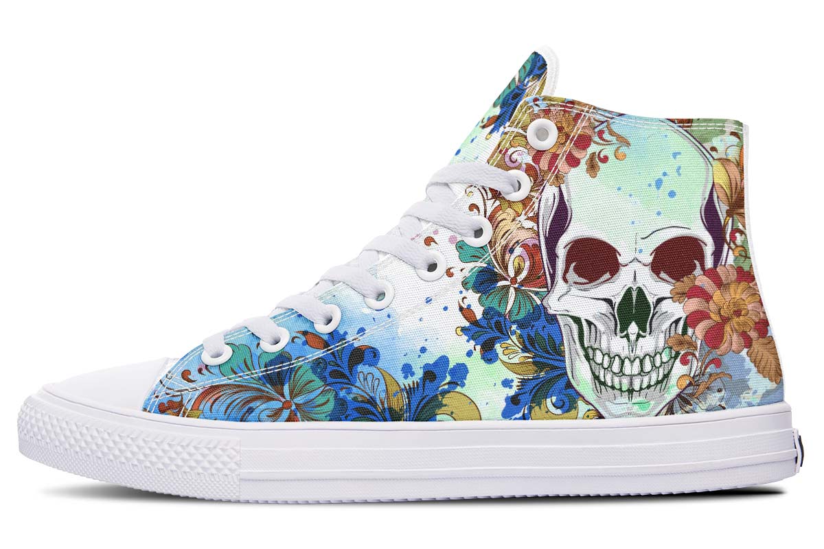 Skull With Floral Element