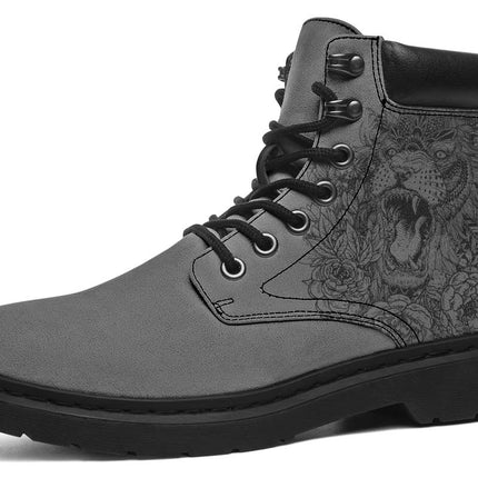 Lion And Rose Grey
