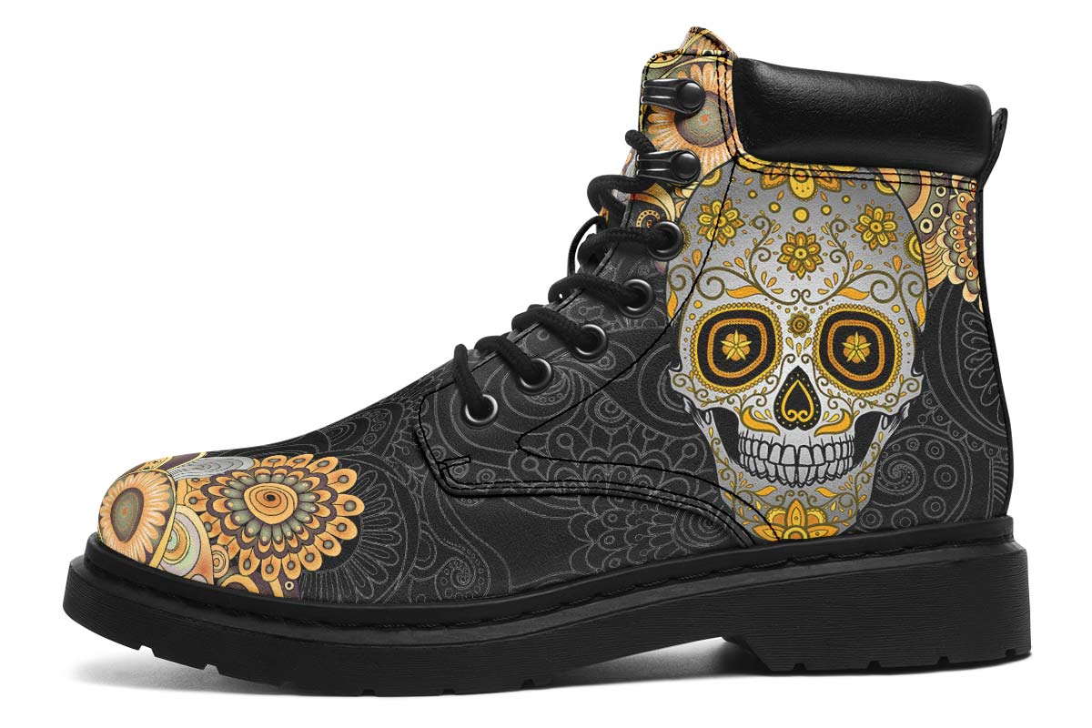 Mandala Skull Black