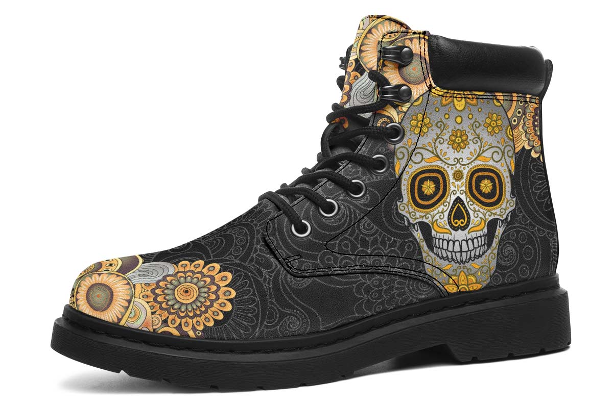 Mandala Skull Black