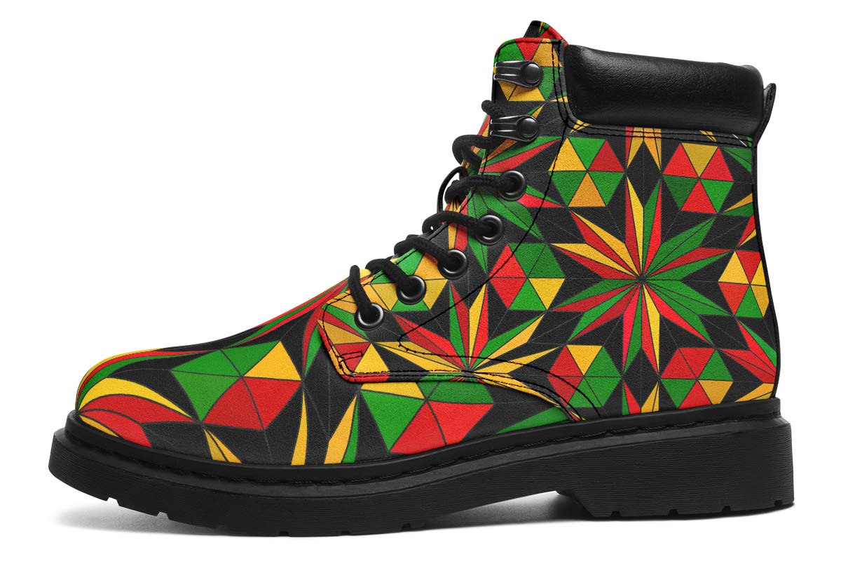 Geometric Reggae Pattern