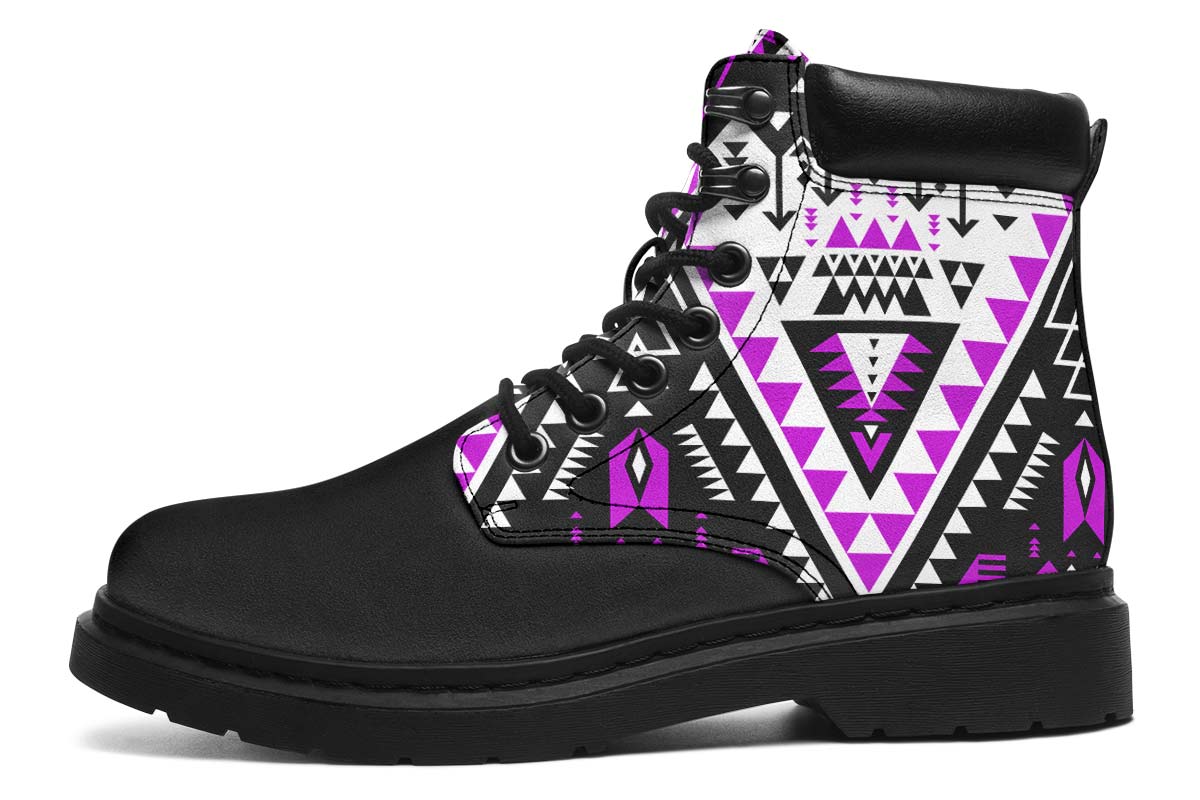 Native American Purple Pattern