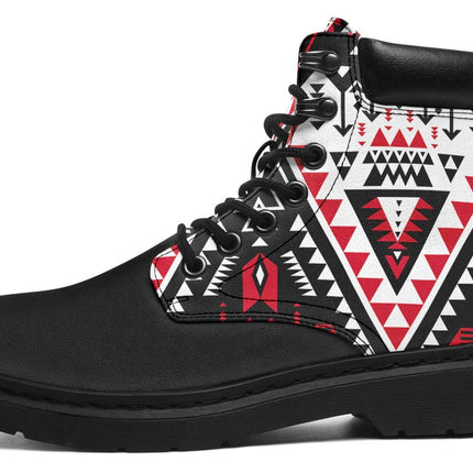Native American Red Pattern