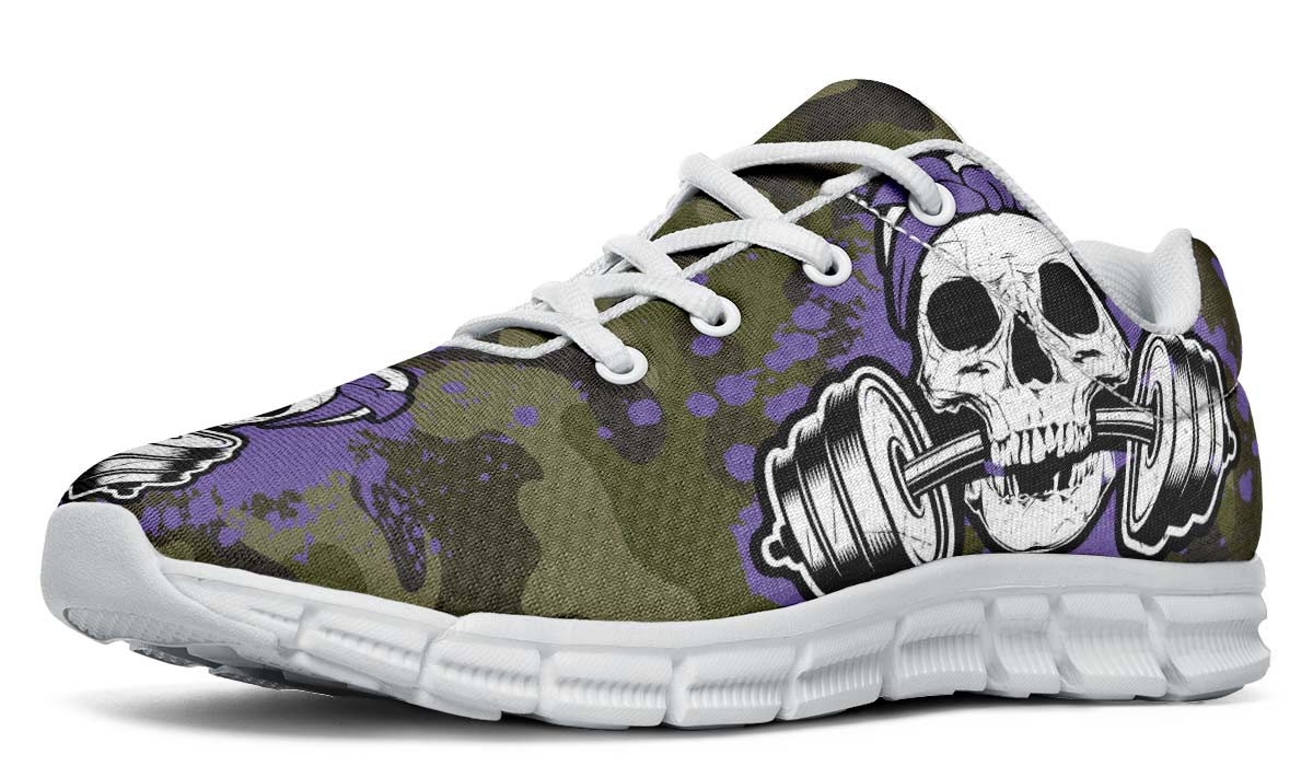 Camo Purple Splat Skull