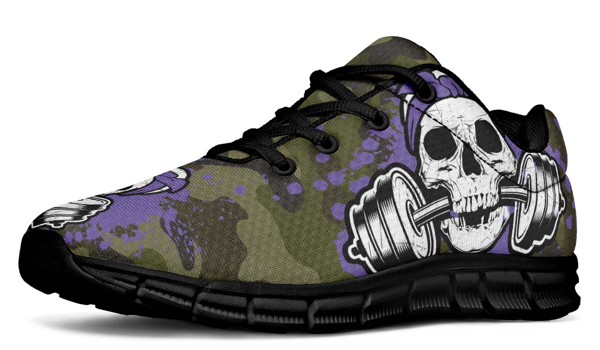 Camo Purple Splat Skull