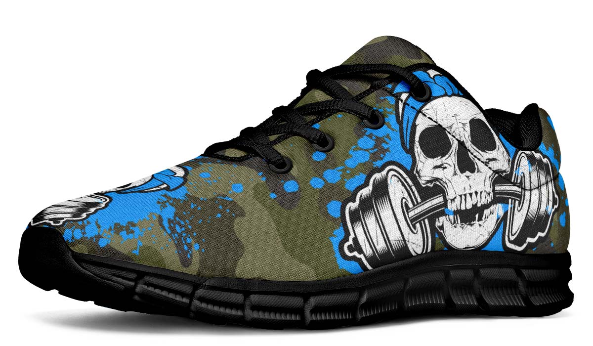 Camopale Blue Splat Skull