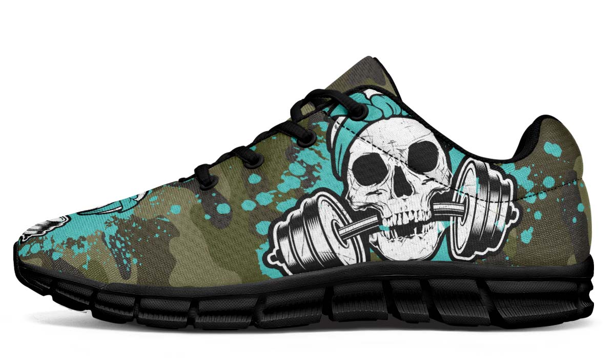 Camoturquoise Splat Skull