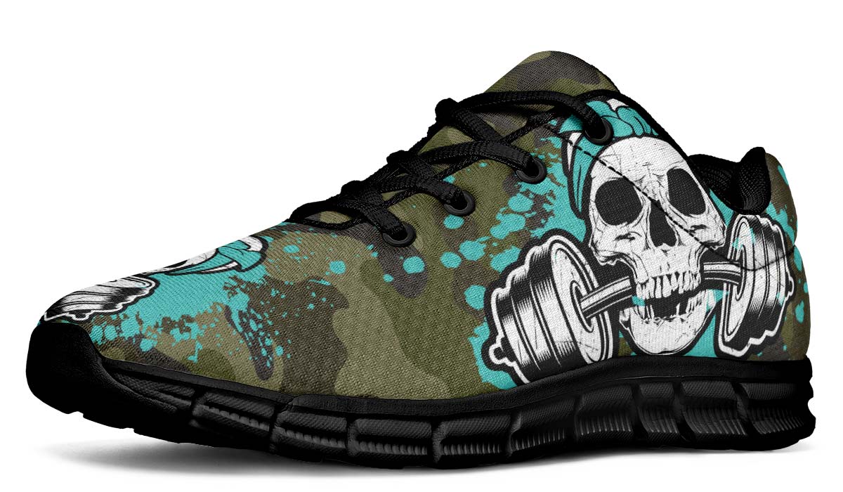 Camoturquoise Splat Skull