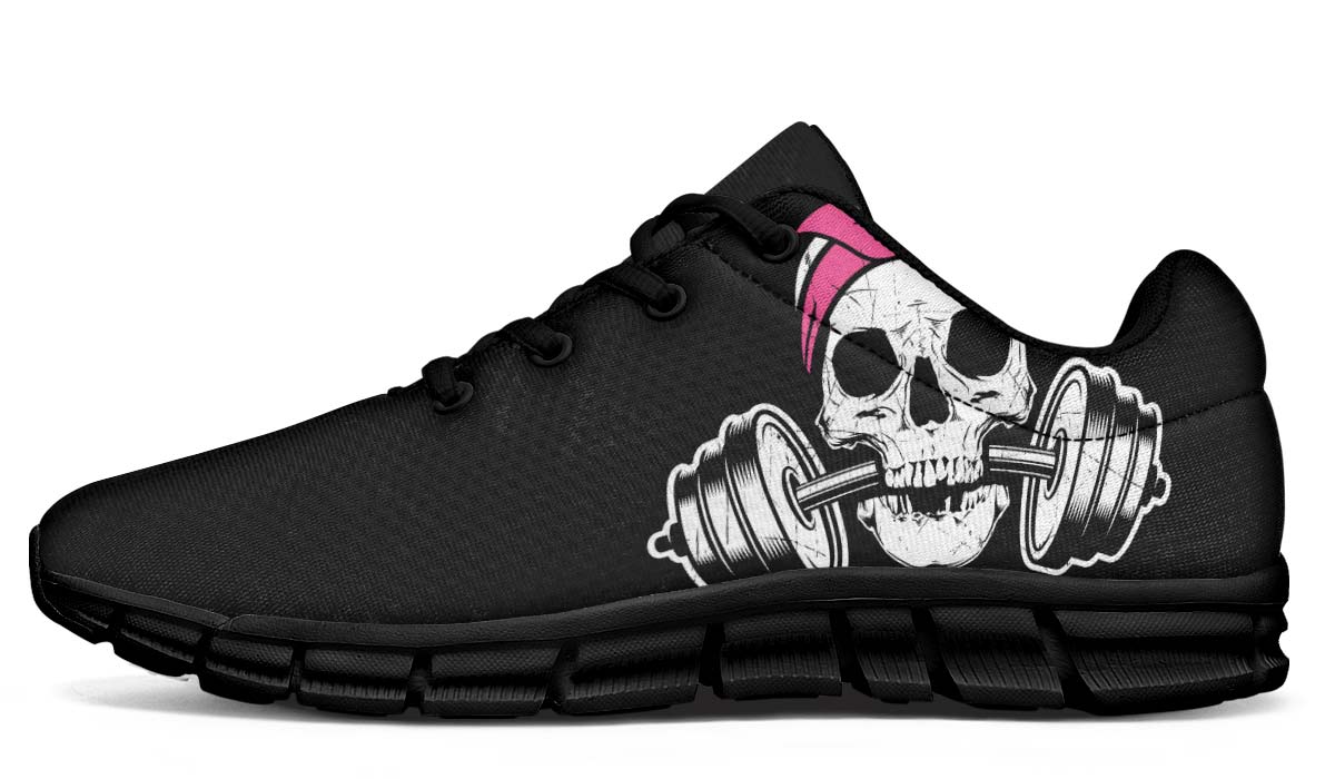 Dumbbell Skull Pink