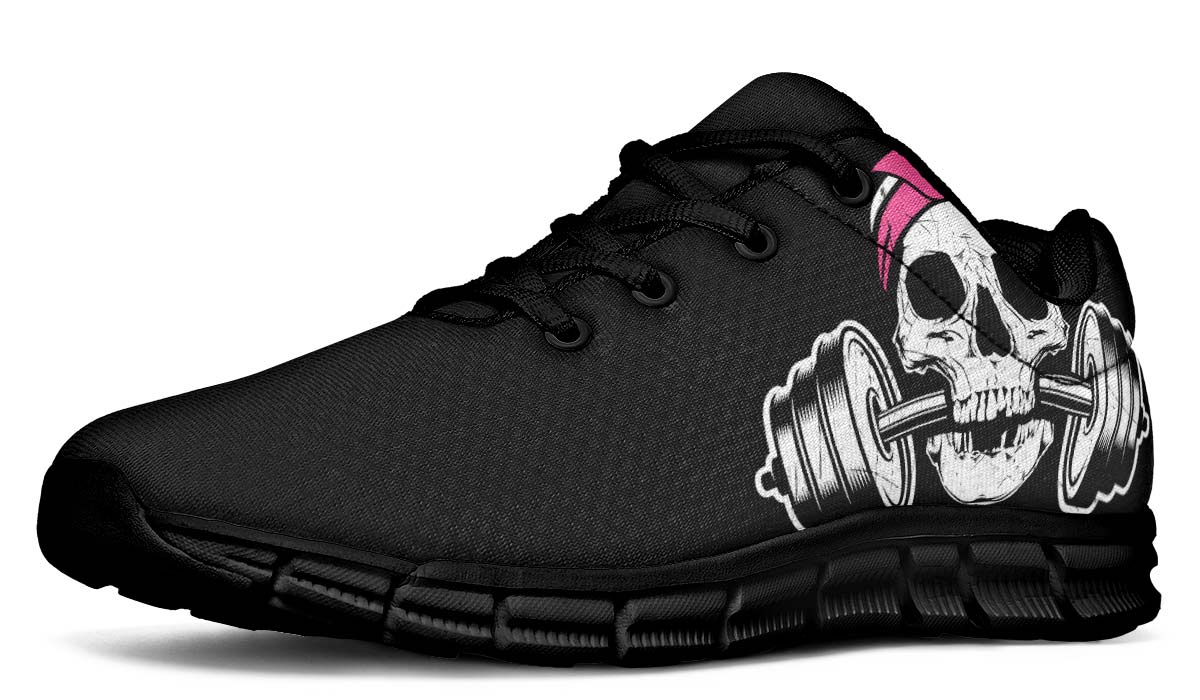 Dumbbell Skull Pink