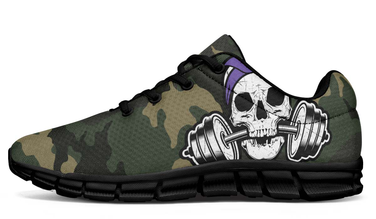 Purple Dumbbell Skull Camo