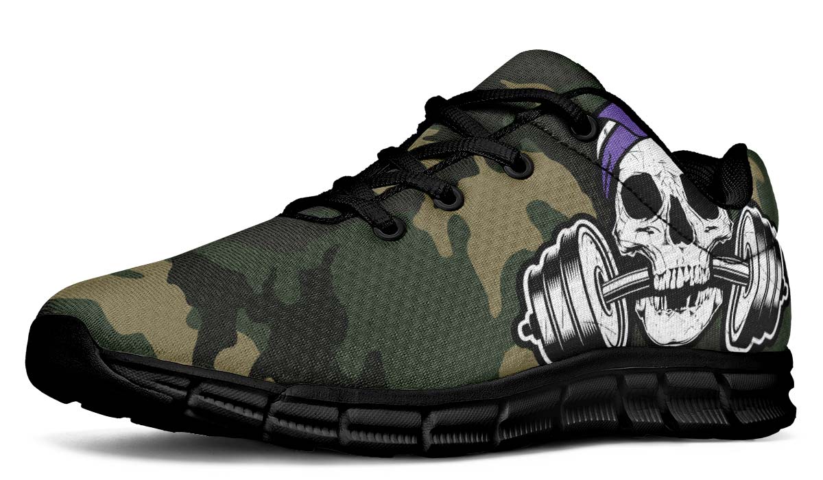 Purple Dumbbell Skull Camo