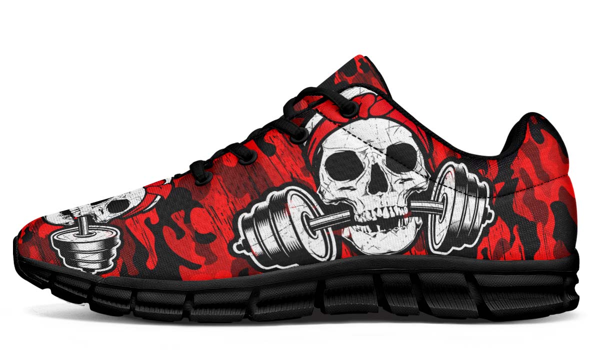 Red Camo Skull Splats