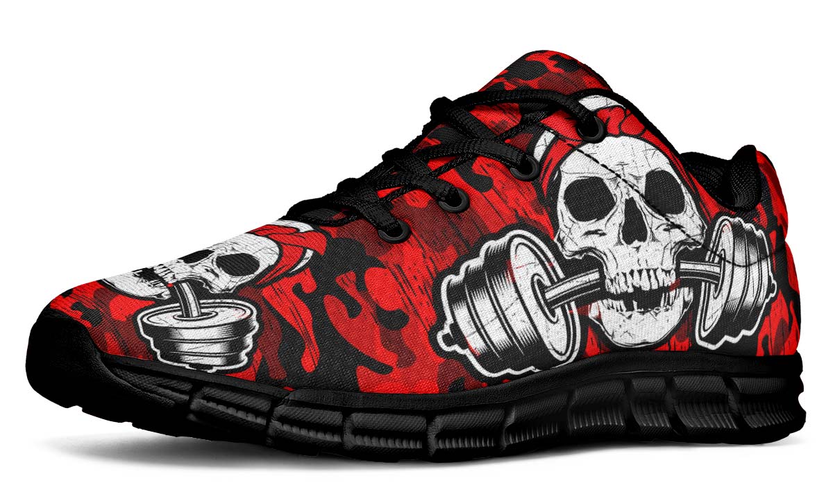 Red Camo Skull Splats