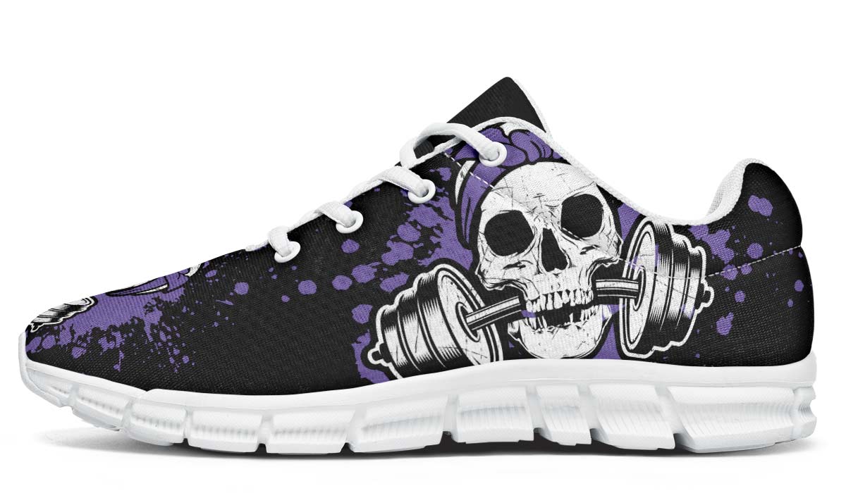 Splat Skull Black Purple