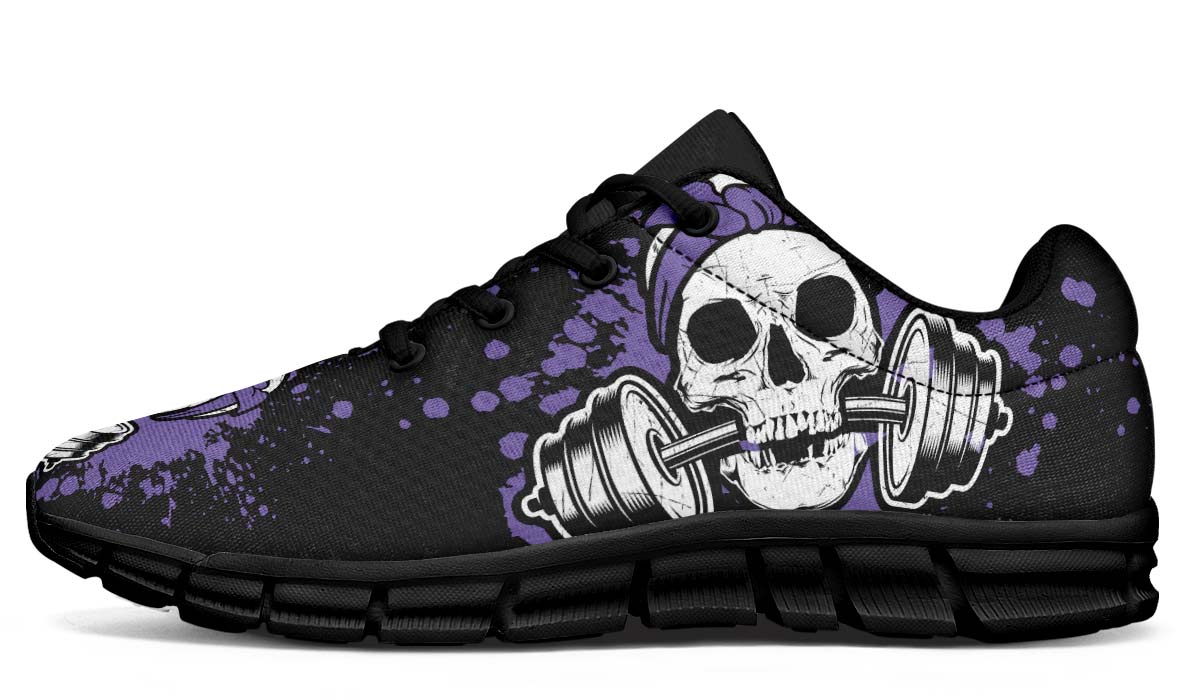 Splat Skull Black Purple