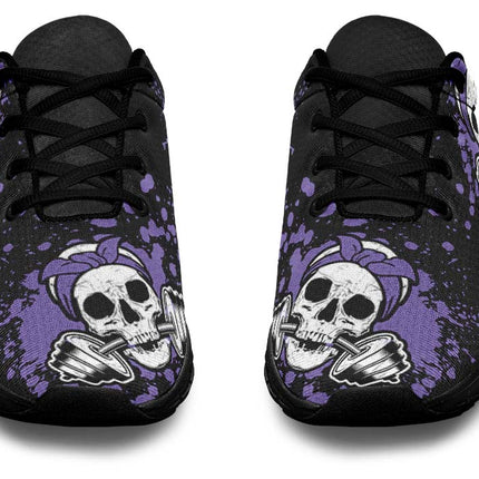 Splat Skull Black Purple