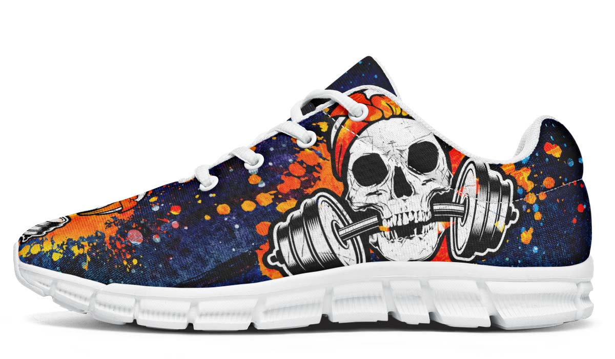 Splat Skull Distressed Fire