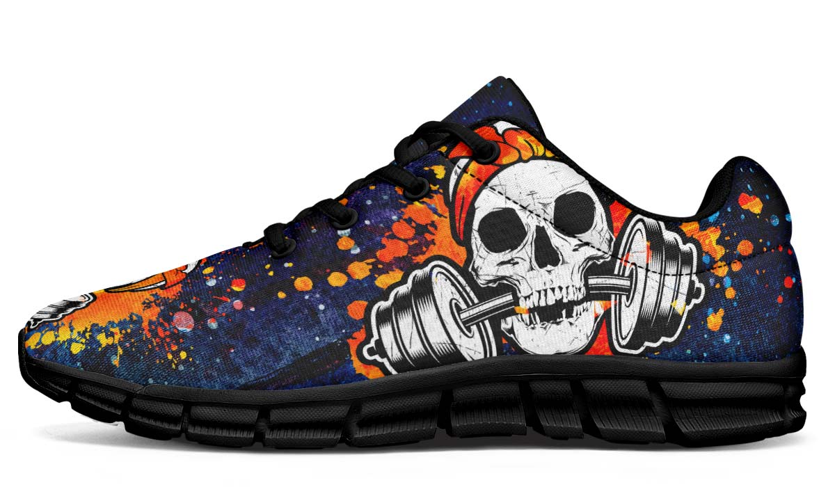 Splat Skull Distressed Fire