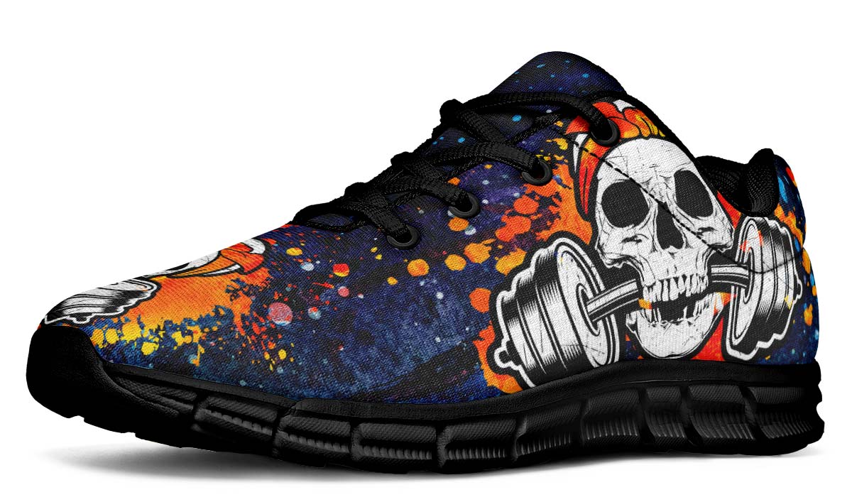 Splat Skull Distressed Fire