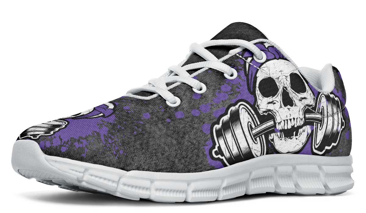 Splat Skull Distressed Purple