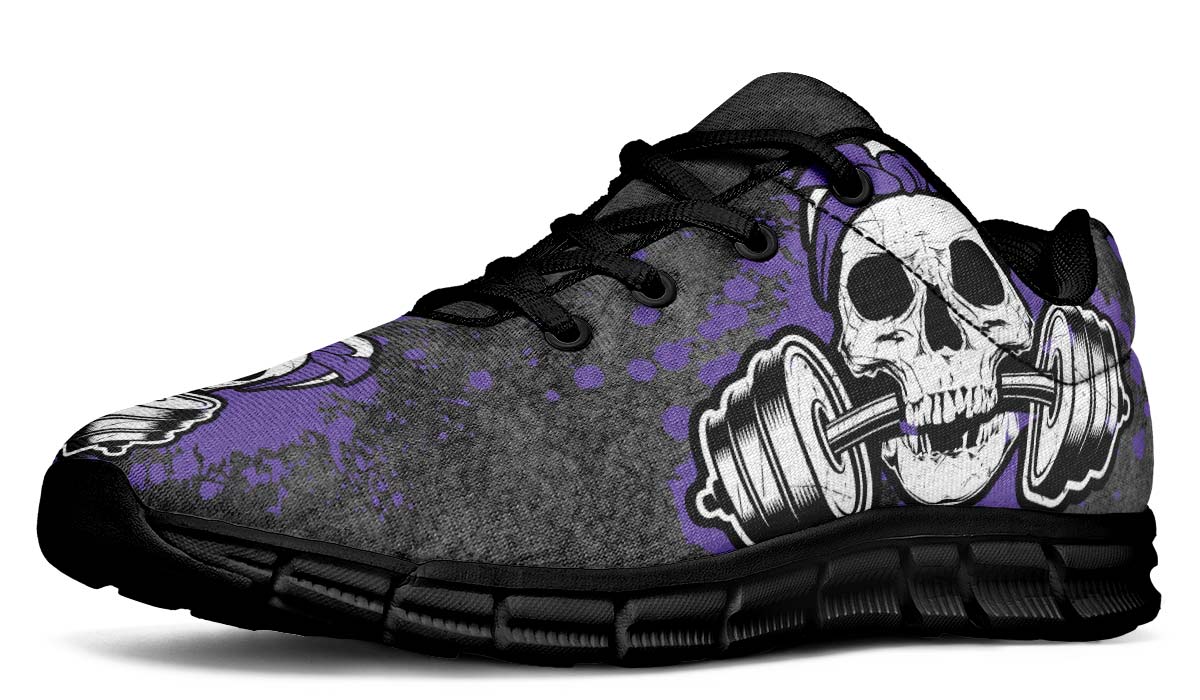 Splat Skull Distressed Purple