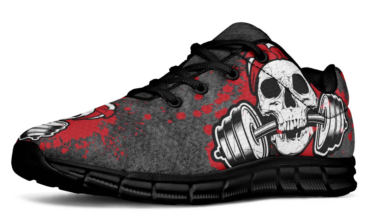 Splat Skull Distressed Red