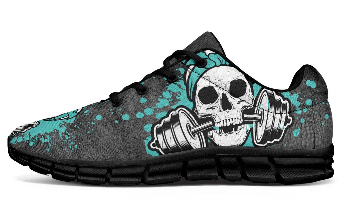 Splat Skull Distressed Turquoise