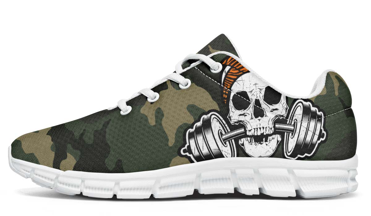 Tiger Pattern Dumbbell Skull Camo