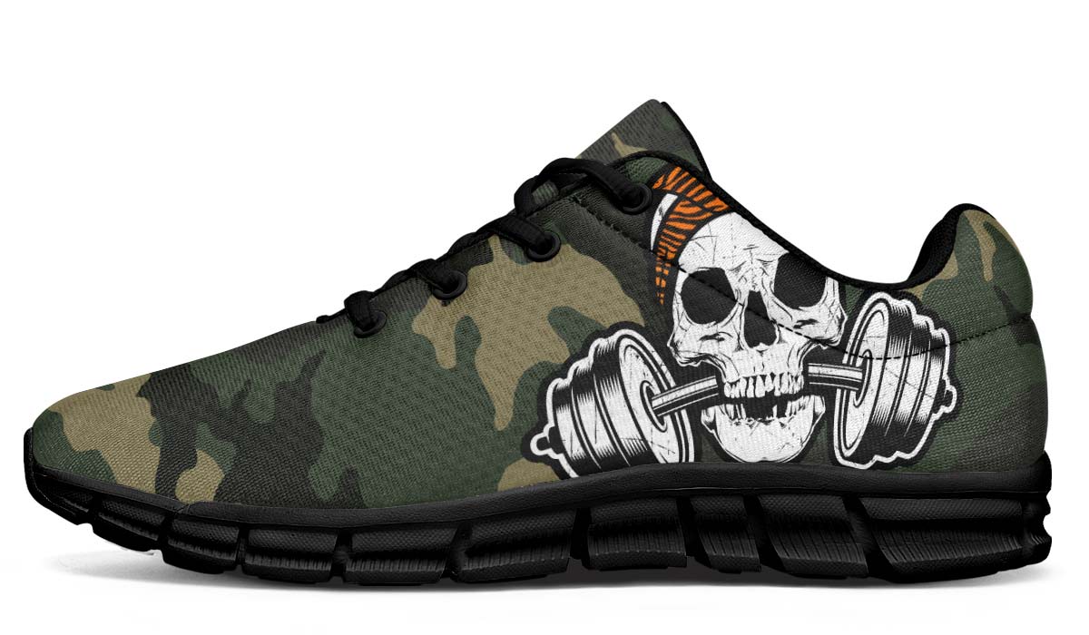 Tiger Pattern Dumbbell Skull Camo