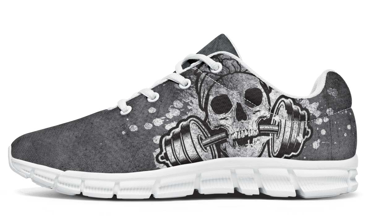 Gray Splat Skull