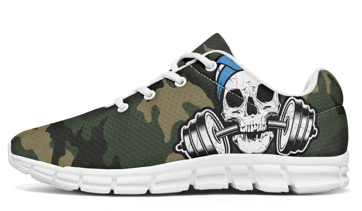 Pale Blue Dumbbell Skull Camo