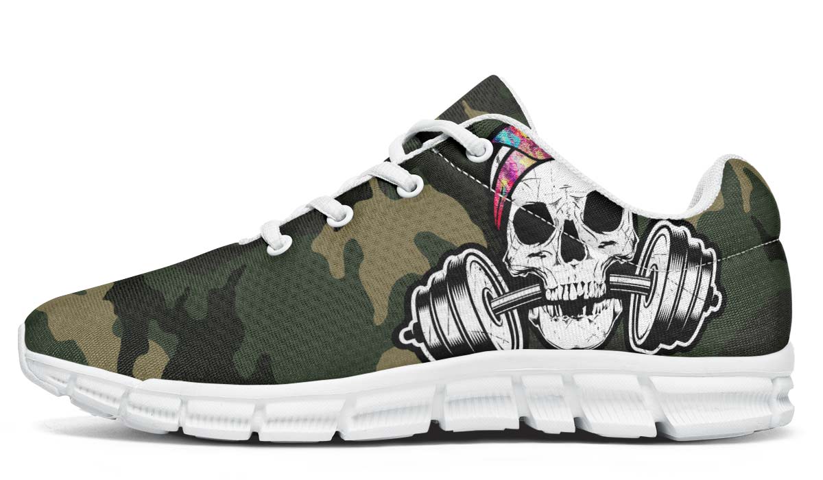 Water Paint Dumbbell Skull Camo