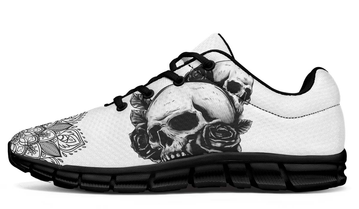 Skull And Mandala White