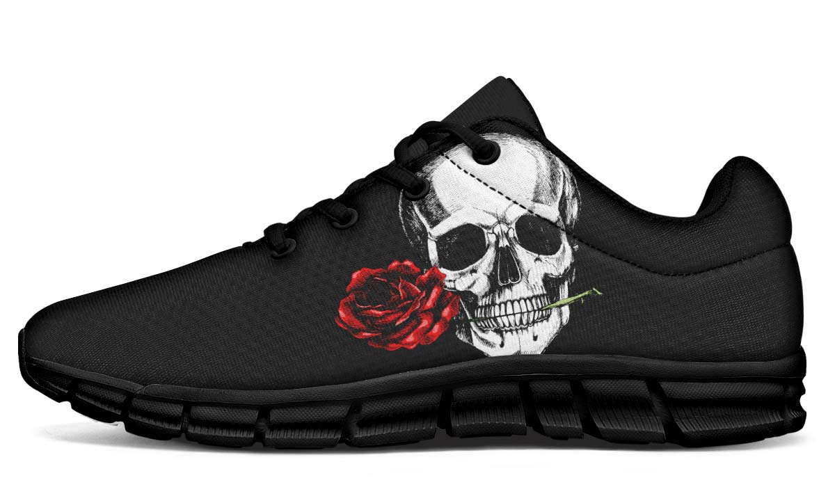 Skull And Rose Black