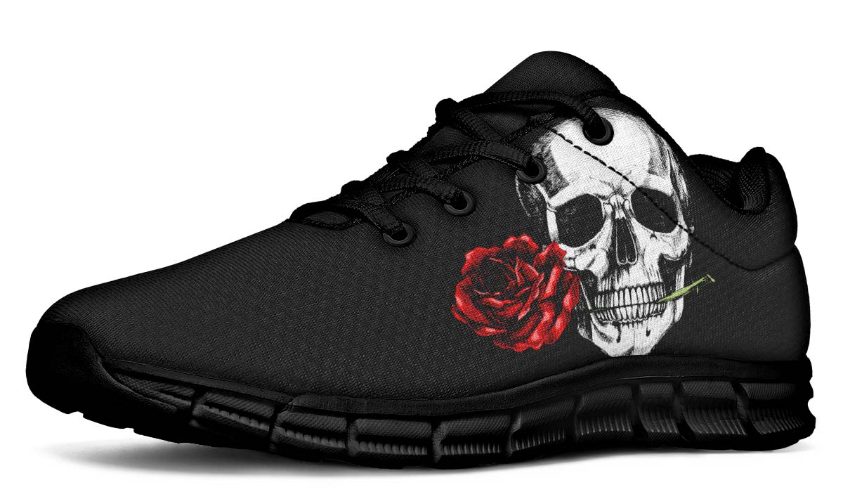 Skull And Rose Black