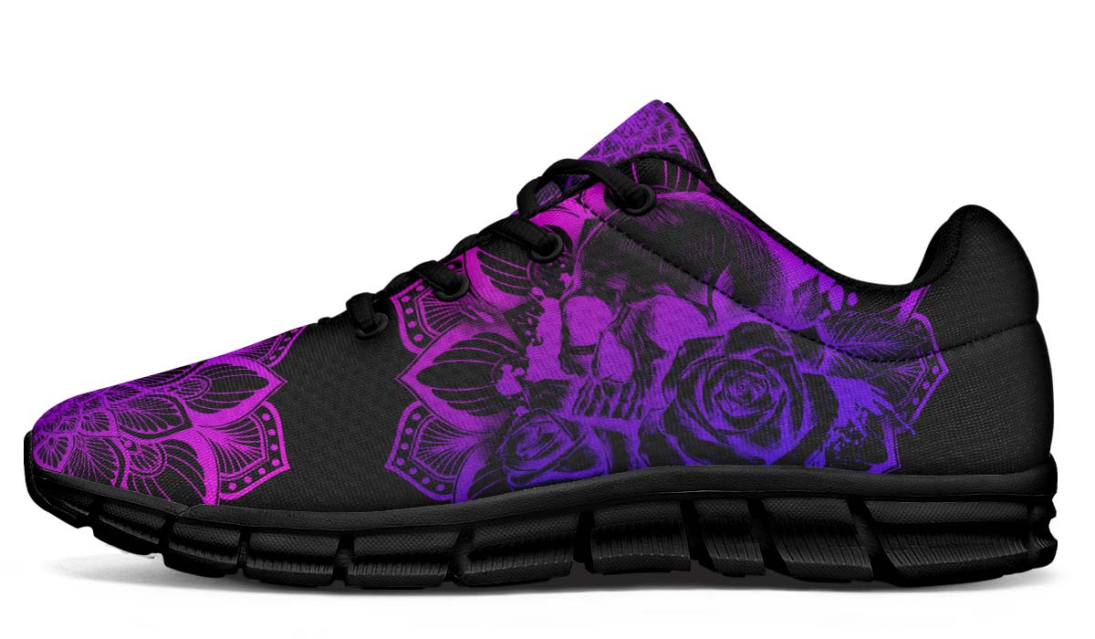 Skull Rose Purple