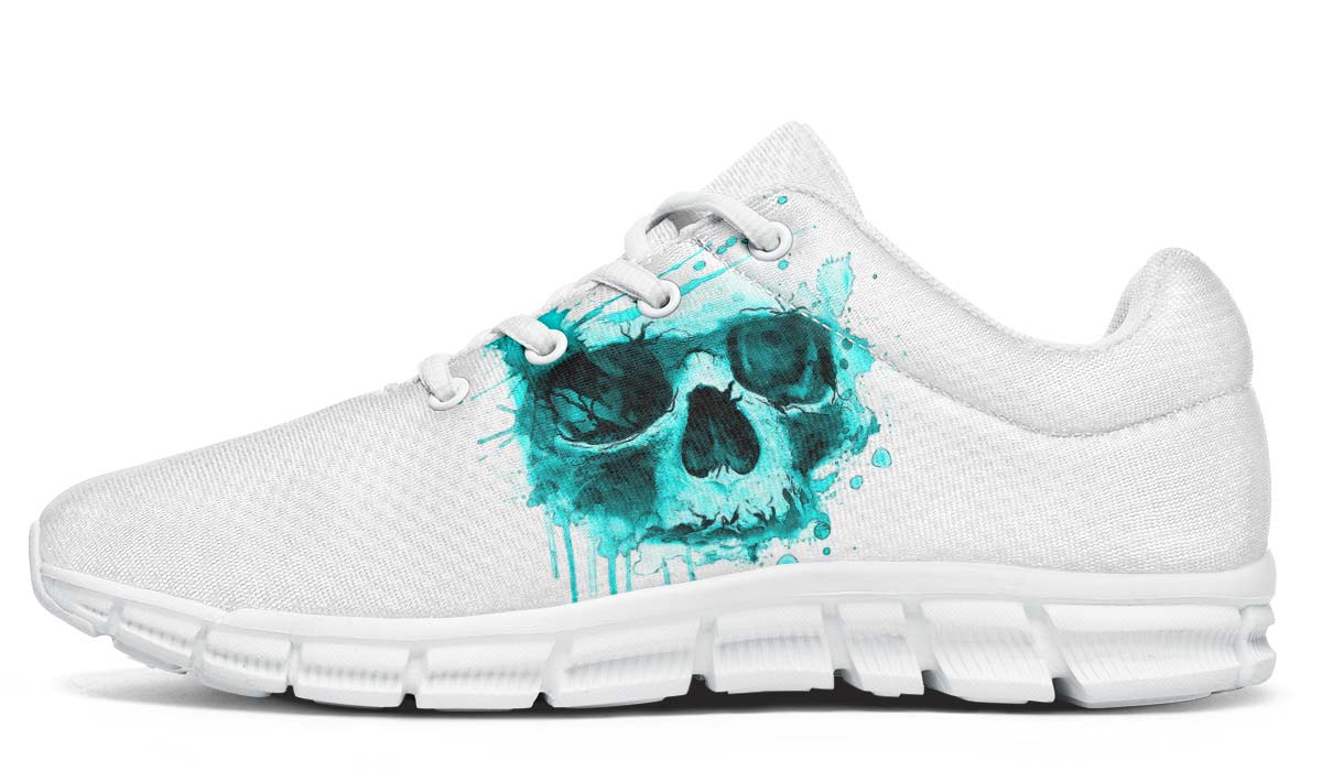 Turquoise Splash Skull