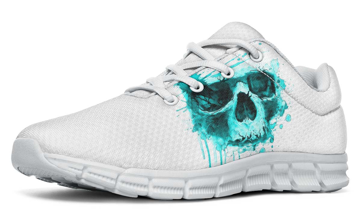 Turquoise Splash Skull