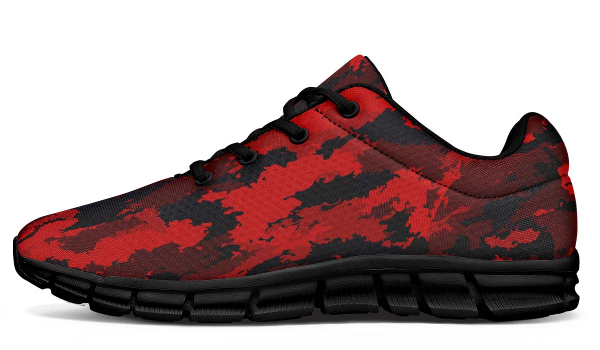 Red And Black Camo Pattern