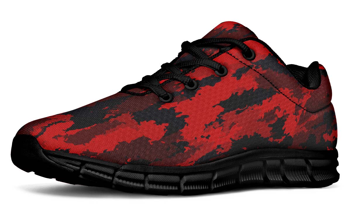 Red And Black Camo Pattern