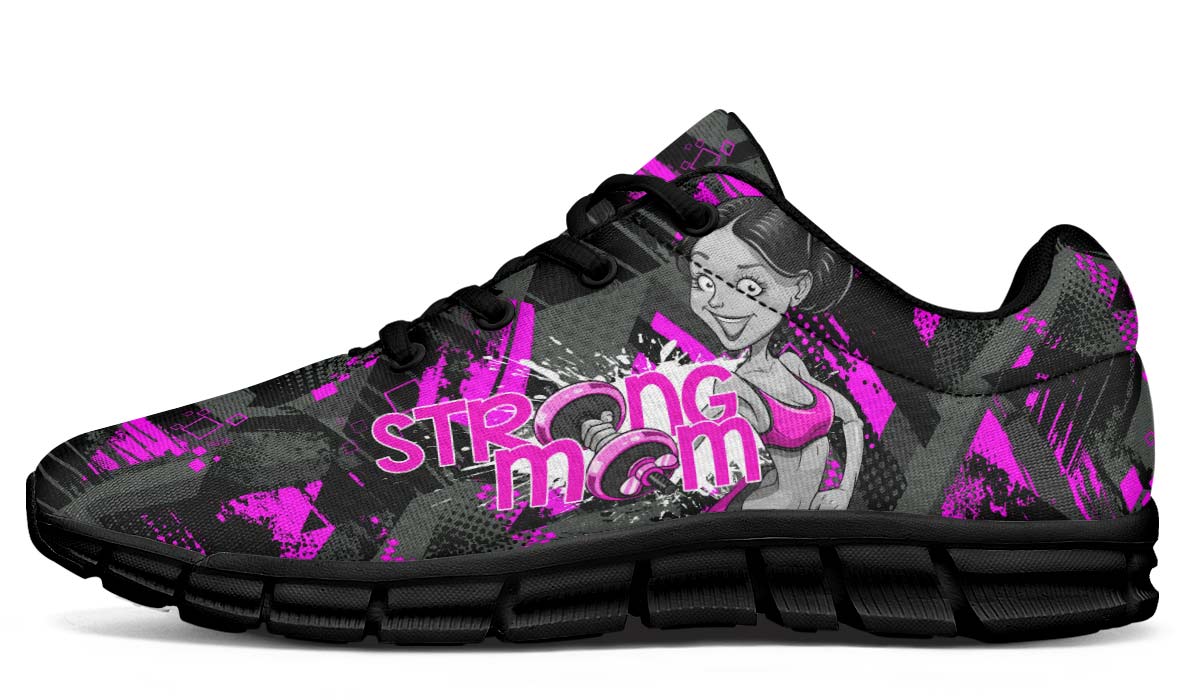 Strong Mom Pink Splatter