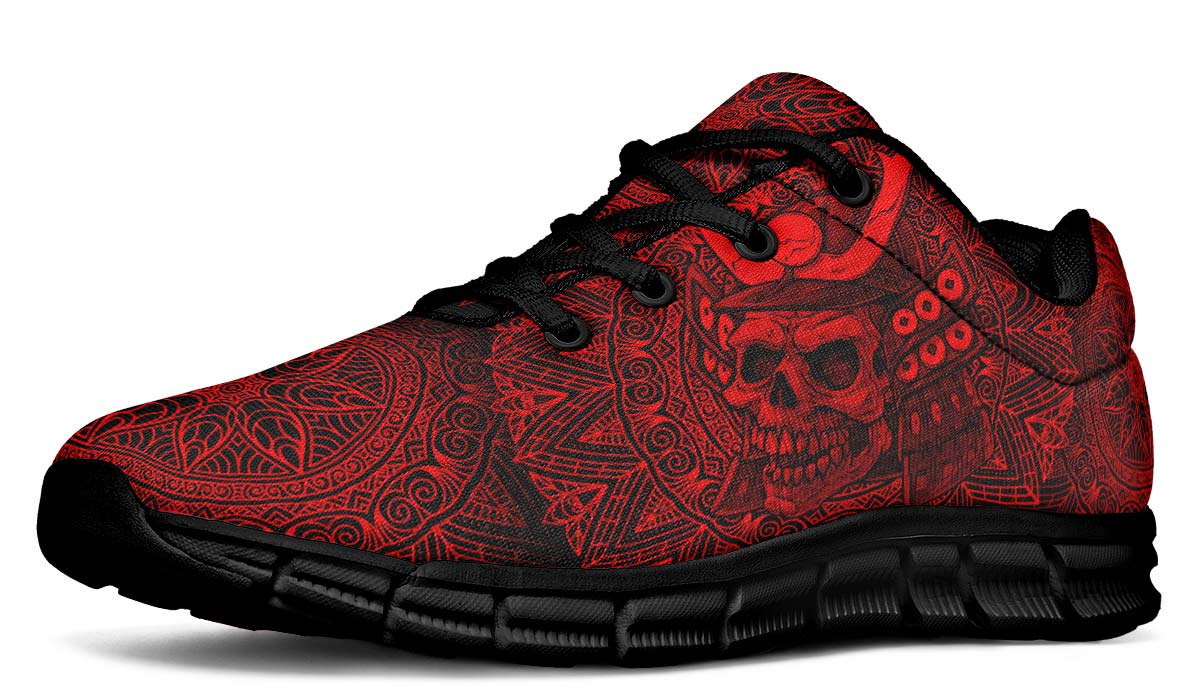 Red Samurai Skull Mandala