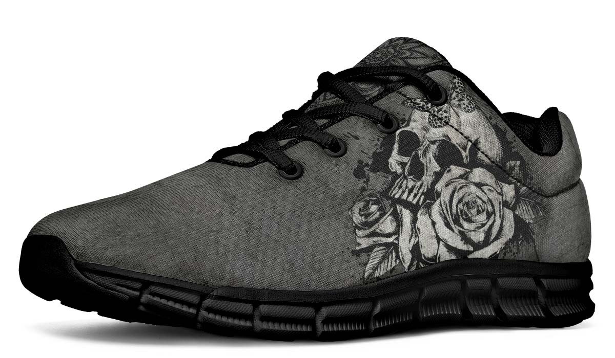 Grey Skull Rose