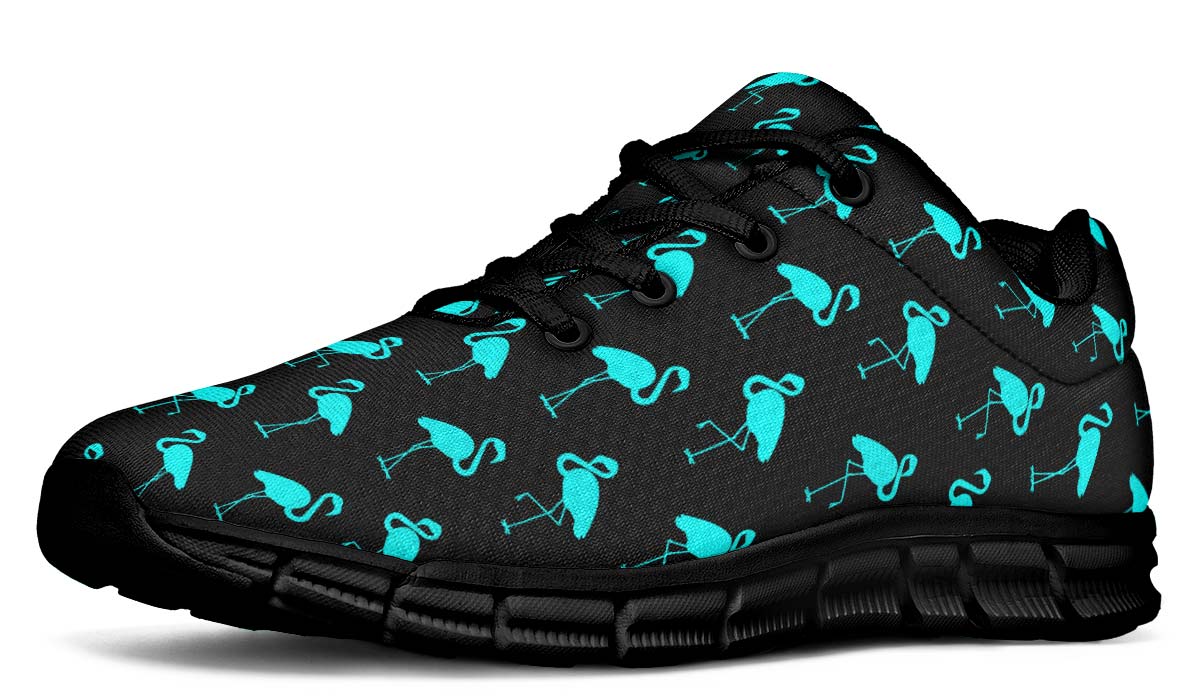 Aqua Flamingo Pattern