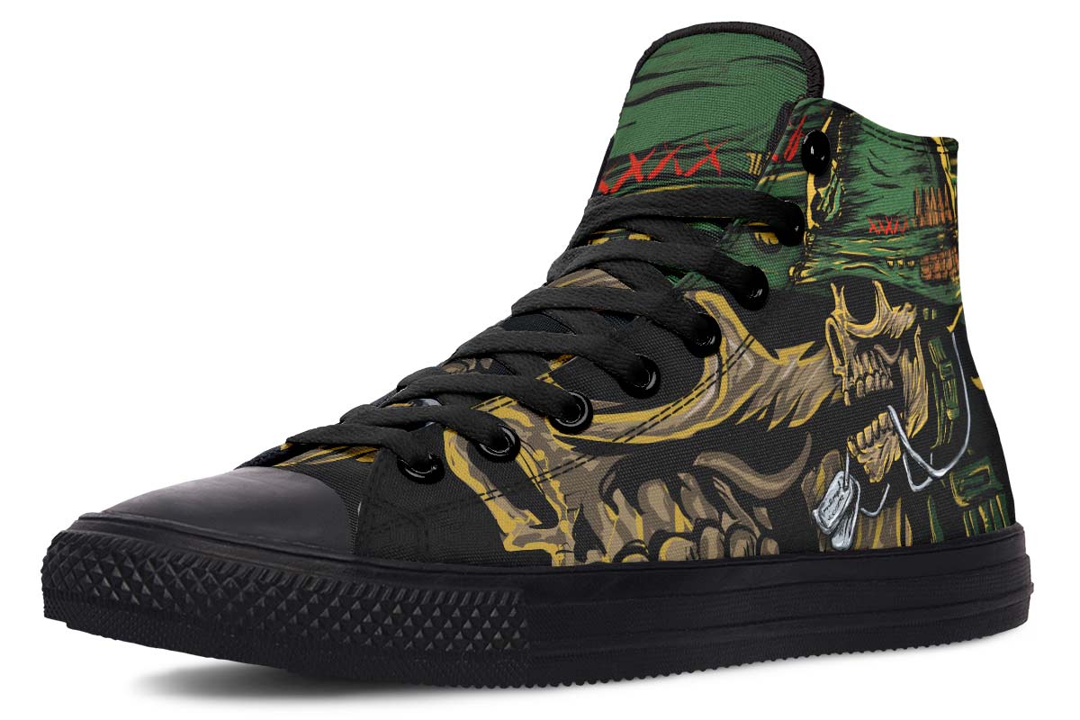 Army Skull Green