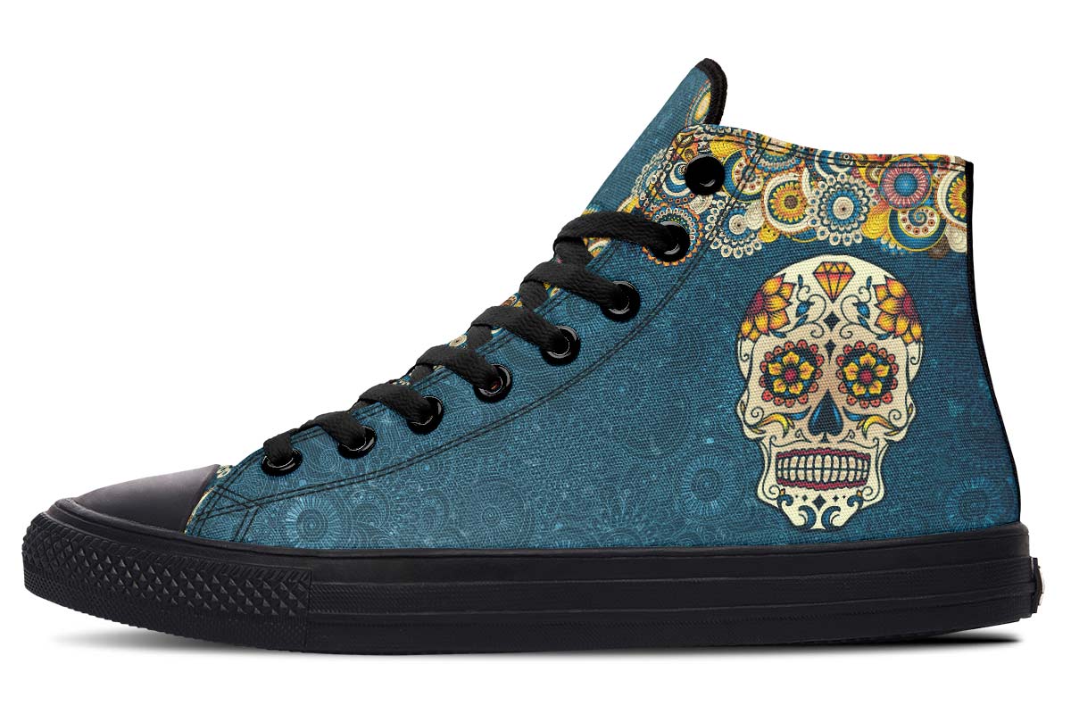 Blue Mandala Skull