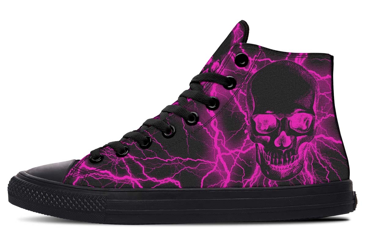 Pink Lightning Skull